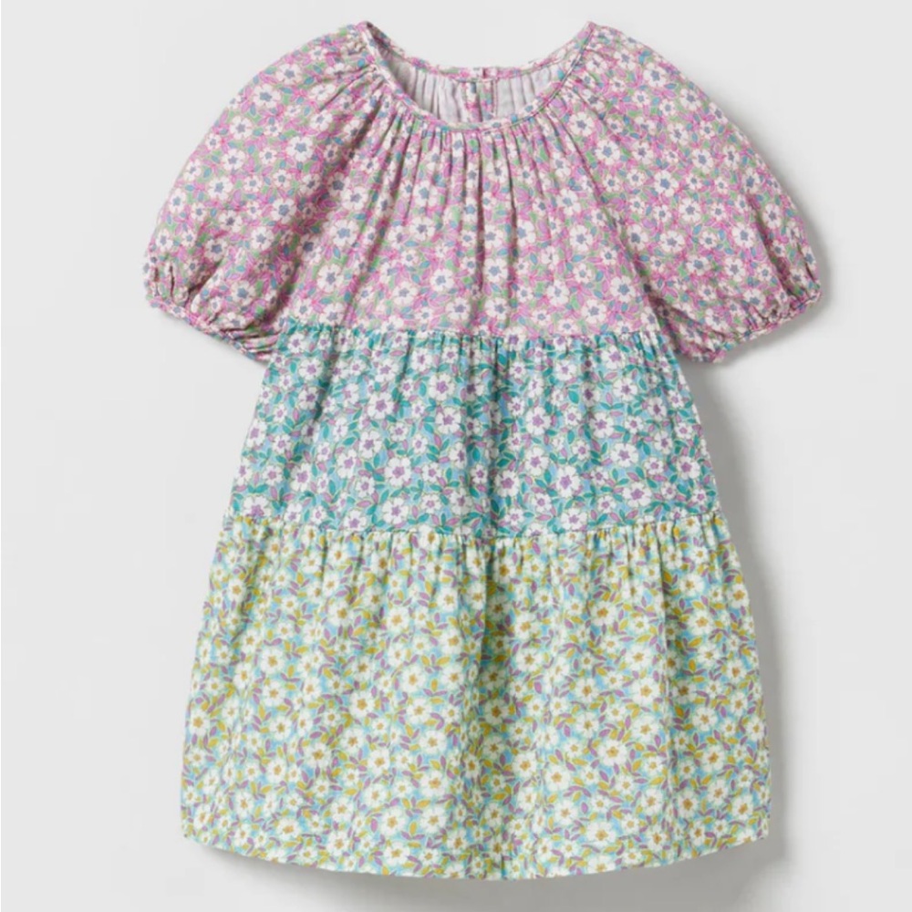 Zara Floral Tiered Dress